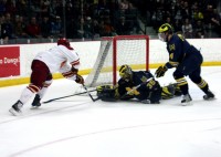 The Bulldogs rallied to break the tie with just second remaining in the game. Photo by Kate Dupon, Ferris State Torch