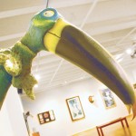 Standing Out: For the next three weeks, the Rankin Art Gallery will be filled with a variety of creations from the mind of Theodor Geisel, better known as Dr. Seuss. “The Secret Art of Dr. Seuss” features work from his private collection. A reception is being held on Thursday from 5:30 to 7p.m. Photo By: Kristyn Sonnenberg | Photo Editor