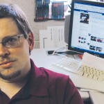 Tales from the Web: Dr. Gray, a Ferris State philosophy professor, wrote an article titled “The Stories We Tell: Facebook and the Redefinition of Intimacy,” which will be published in the European Journal of Pragmatism and American Philosophy. Photo By: Kristyn Sonnenberg | Photo Editor Tales from the Web: Dr. Gray, a Ferris State philosophy professor, wrote an article titled “The Stories We Tell: Facebook and the Redefinition of Intimacy,” which will be published in the European Journal of Pragmatism and American Philosophy. Photo By: Kristyn Sonnenberg | Photo Editor