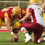Crimson & Gold: This Friday was the annual Crimson & Gold Spring Game in which the first team offense and second team defense played against the second team offense and first team defense. Photo By: Kristyn Sonnenberg | Photo Editor Crimson & Gold: This Friday was the annual Crimson & Gold Spring Game in which the first team offense and second team defense played against the second team offense and first team defense. Photo By: Kristyn Sonnenberg | Photo Editor