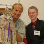 Muter Doing Great Things: Bret Muter, a Ferris State alumnus and former Torch section editor, is shown above with Jack Hanna in 2005. Muter is a finalist for the “Wanna Be Like Jack Hanna” contest. Photo Courtesy of Bret Muter