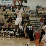 Victory Over Ohio: Lou Williams dunks a ball against Ohio Dominican. The Bulldogs claimed a victory with a final score of 86-60. The Bulldogs are now 5-2 for the 2010-11 season. Photo By: Kate Dupon | Photo Editor