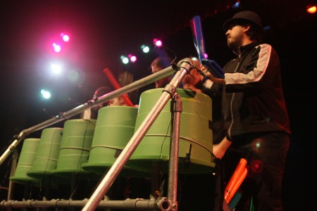 Based out of Roanoke, VA, Plastic Musik is a unique performance group that utilizes traditional percussion techniques, along with all-plastic instruments to produce an amazing sound that filled Williams Auditorium on Wednesday, January 12th, 2011. Photos By: Michael Fleming
