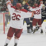 Moving to AHL: Mike Embach, Bulldog senior, signed a minor league contract with the Texas Stars in the American Hockey League. Photo By: Brock Copus | Photographer