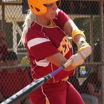 Conference Play: Lynsay Weaver, senior shortstop, steps up to bat during a Ferris State softball game. The Bulldogs went 3-3 in the GLIAC conference this past weekend. Photo Courtesy of Ferris State Athletics