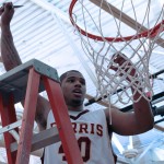 A Champion: Justin Keenan’s senior year has been full of recognition. Keenan was named Division II Bulletin National Player of the Year and he now holds school records in career points and made free throws. Torch File Photo
